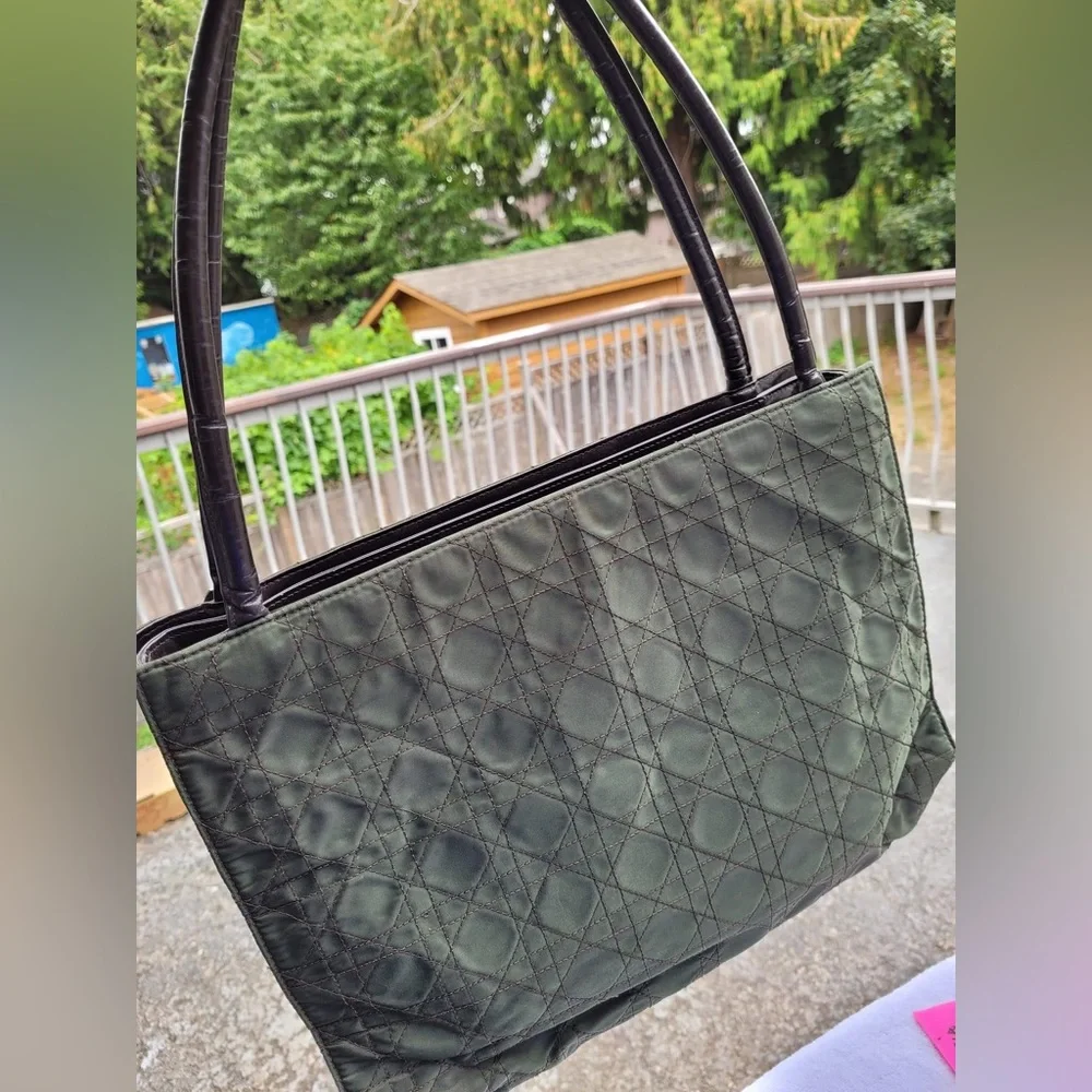 Sold❌AUTHENTIC Vintage CD Nylon Shoulder Bag - Picture 2 of 15